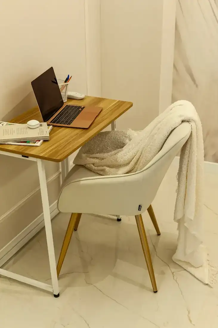 Desk and chair