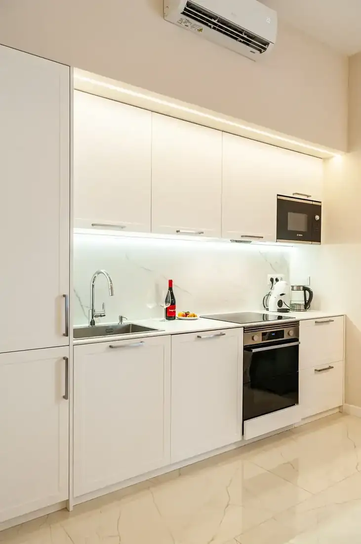 Sofas and dining table